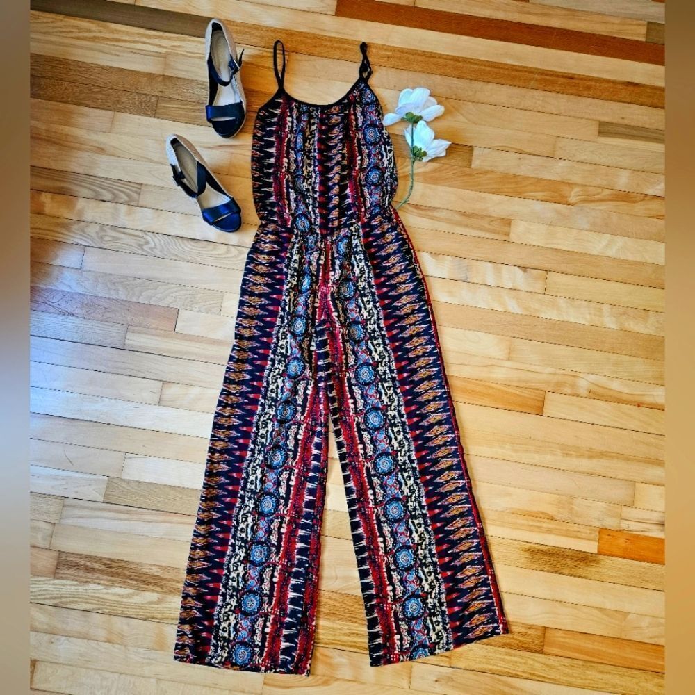 Benjamin International Company Aztec Print  jumpsuit